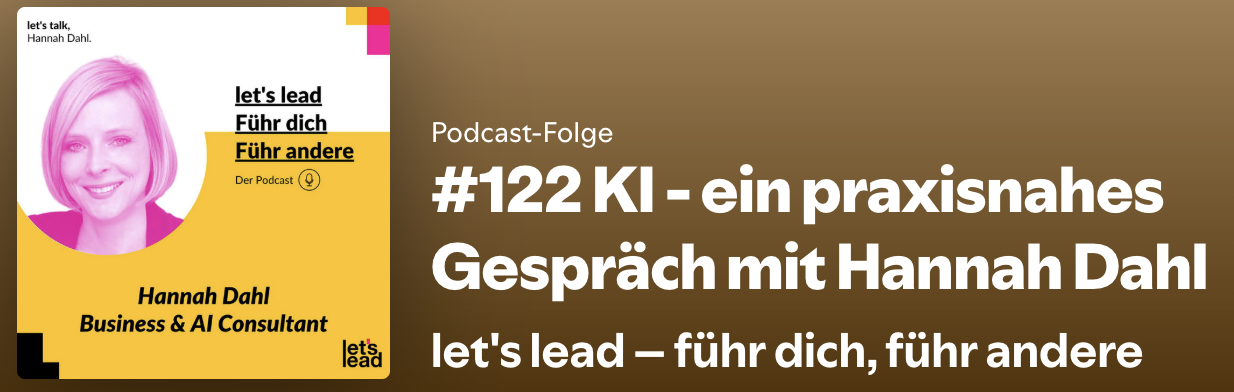 let's lead — führ dich, führ andere